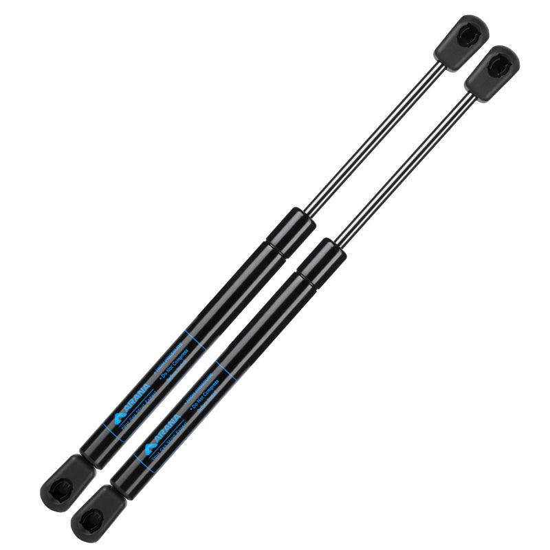 ARANA C16-03795 Gas Struts 12 inch 24LB/107N, C16-33420A C16-09903 12 inch Gas Shock Lift Supports for Leer Camper Shell Topper Window Truck Canopy Cap Toolbox Snugtop Replacement Parts, 2Pcs - Image 1